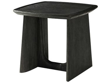 Theodore Alexander Repose 24" Rectangular Wood Charcoal Oak End Table TALTA50177C325
