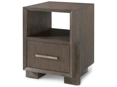 Theodore Alexander Urbane 1-Drawer Gray Nightstand TALTA50423C409