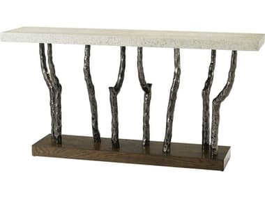 Theodore Alexander Catalina 68" Rectangular Faux Stone Earth Console Table TALTA53045C301