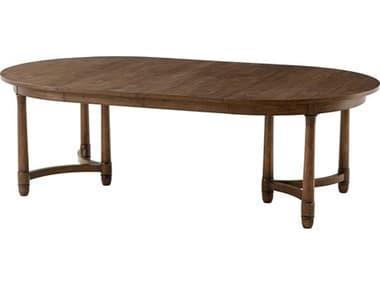 Theodore Alexander Tavel 94" Oval Wood Avesta The Juliette Dining Table TALTA54003C147