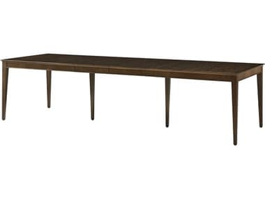 Theodore Alexander Lido 119" Rectangular Wood Bistre Dining Table TALTA54047C305
