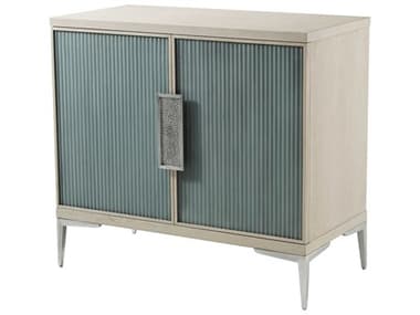 Theodore Alexander Ta Originals 40" Wide Bleached Driftwood Grey Limestone White Solid Wood Accent Chest TALTA61040