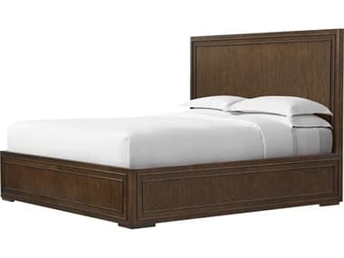 Theodore Alexander Surrey Brownstone Solid Wood King Platform Bed TALTA83083C374