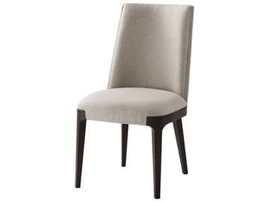 Theodore Alexander Ta Studio Beech Wood Brown Fabric Upholstered Dayton Side Dining Chair TALTAS400081BFD
