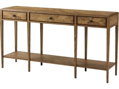 Theodore Alexander Nova 63" Rectangular Wood Two-Tiered Console Table TALTAS53036C253
