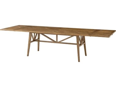 Theodore Alexander Nova 120" Rectangular Wood Extending Dining Table TALTAS54082C253