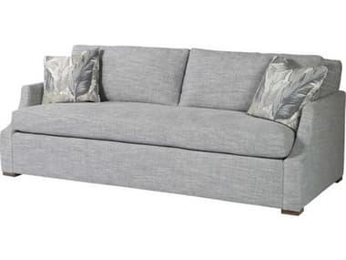 Theodore Alexander Mazie 85" Expresso Fabric Upholstered Sofa TALU103885