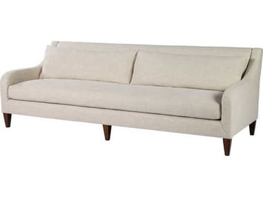 Theodore Alexander Mirella 95" Expresso Fabric Upholstered Sofa TALU103995