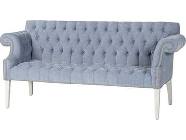 Theodore Alexander Catalina 83" Expresso Fabric Upholstered Sofa TALU110083