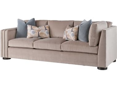 Theodore Alexander Despres 99" Expresso Fabric Upholstered Sofa TALU51725399