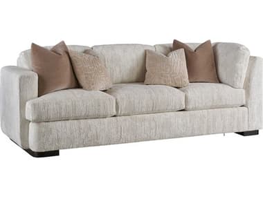Theodore Alexander Dapper 97" Expresso Fabric Upholstered Sofa TALU51765397