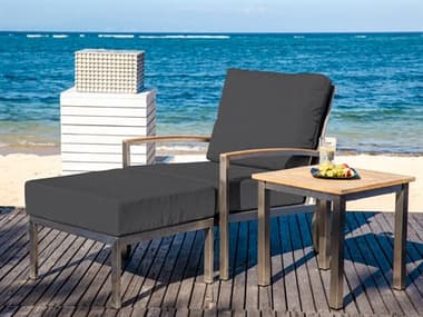 Three Birds Casual Avanti Steel Cushion Outdoor Lounge Set TBAVANTI31