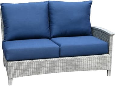 Three Birds Casual Bella Wicker Deep Seating Right Side Facing Loveseat TBBE35