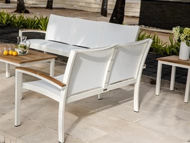 Three Birds Casual Soho Aluminum Sling Patio Lounge Set TBSOHO8