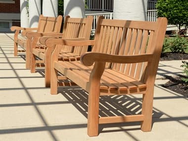 Three Birds Casual Theodore Teak Outdoor Lounge Set TBTHEODORE