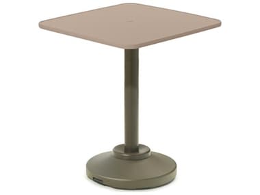 Telescope Casual Value Hammered MGP 36'' Square Bar Table with Umbrella Hole TCH9104P20