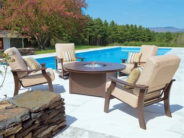 Telescope Casual St. Catherine MGP Cushion Firepit Lounge Set TCSTCATHERINEMGPCSHFRPTLNGSET2