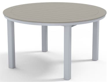 Telescope Casual Marine Grade Polymer 54'' Round Dining Height Table with Umbrella Hole TCT0203850