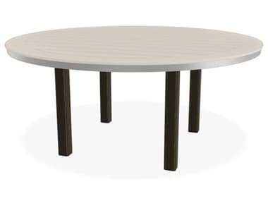 Telescope Casual Marine Grade Polymer 64'' Round Dining Height Table with Umbrella Hole TCTM402M00