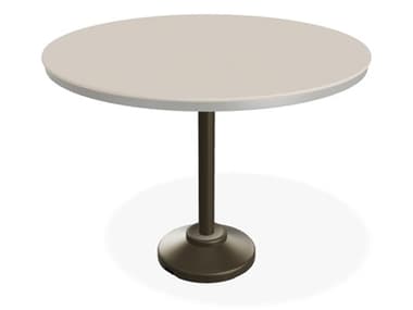 Telescope Casual Marine Grade Polymer 54'' Round Bar Height Table with Umbrella Hole TCTP204P50