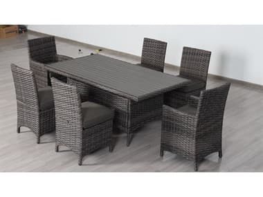 Teva Bora Bora Wicker Rattan Patio Dining Set TE103DS