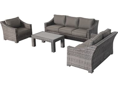 Teva Bora Bora Wicker Rattan Deep Seating Set TE103DSS