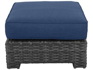 Teva Bora Wicker Cushion Ottoman TE103OTNAVY