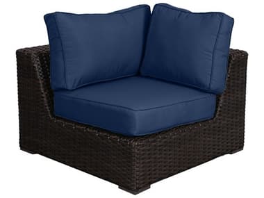 Teva Santa Monica Wicker Cushion Lounge Chair TE105CORNAVY