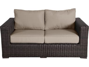 Teva Santa Monica Wicker Cushion Loveseat TE105LSWHEAT