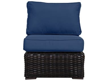 Teva Santa Monica Wicker Cushion Lounge Chair TE105MDNAVY