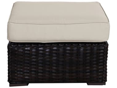 Teva Santa Monica Wicker Cushion Ottoman TE105OTLIGHTBEIGE