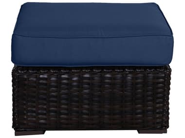 Teva Santa Monica Wicker Cushion Ottoman TE105OTNAVY