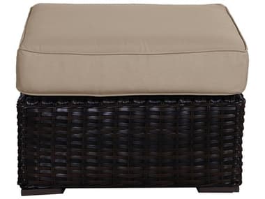 Teva Santa Monica Wicker Cushion Ottoman TE105OTWHEAT