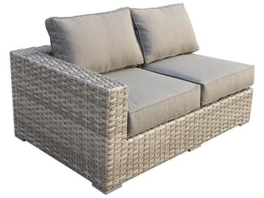 Teva Bali Grey Wicker Cushion Loveseat TE107RA