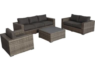 Teva Bali Wicker Deep Seating Patio Lounge Set TE107SET