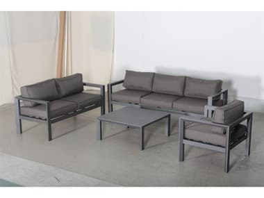 Teva Cabo Aluminum 4 Piece Deep Seating Lounge Set TE208DSS