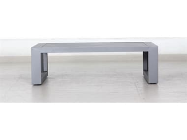 Teva Paris Aluminum 48''W x 15.3''D Rectangular Coffee Table TE209CT