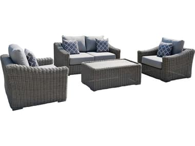 Teva Tulum Wicker Patio Lounge Set TE211LSSET