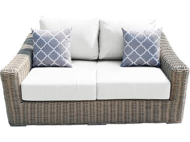 Teva Tulum Aluminum Cushion Loveseat TE211LSWHITE