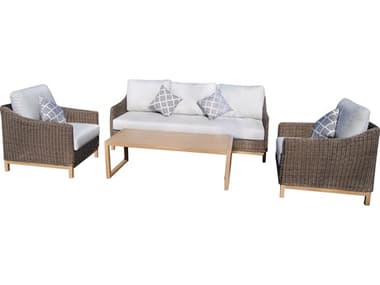 Teva Napa Wicker Cushion Lounge Set TE503SOSET