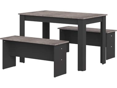 TemaHome Nice Dining Table w/ Benches TEM82281846106
