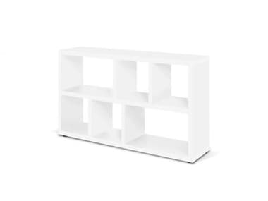 TemaHome Berlin Rectangular Wood Pure White Console Table TEM9000322549