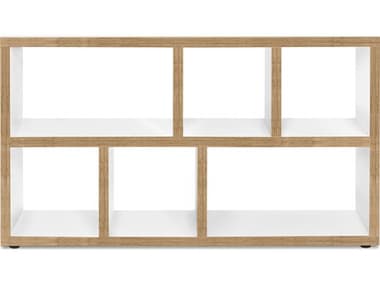 TemaHome Berlin Pure White / Plywood 59'' Wide Rectangular Console Table TEM9000322556