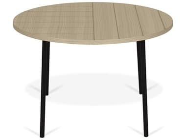 TemaHome Ply Light Oak / Black 28'' Wide Round Coffee Table TEM9003628726