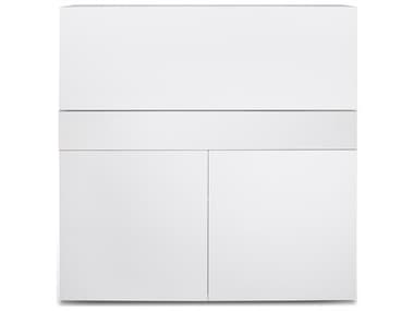 TemaHome Focus 43" Pure White Armoire Desk TEM9500054112