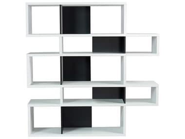 TemaHome London 61" Pure White Frame Bookcase TEM9500314926