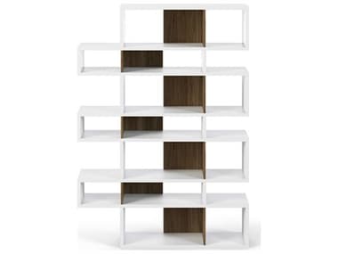 TemaHome London 61" Pure White Frame Bookcase TEM9500314971