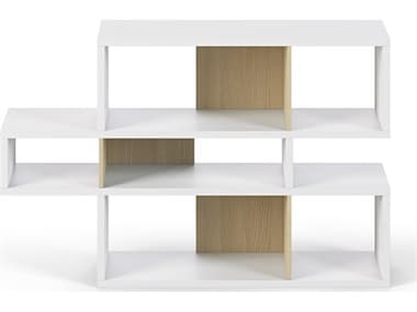 TemaHome London 61" Pure White Frame Bookcase TEM9500319662