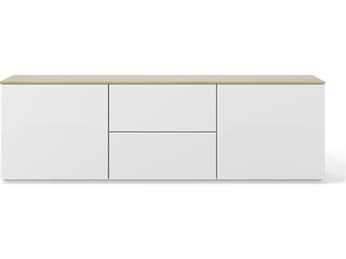 TemaHome Join 71'' Oak Wood And Pure White Sideboard TEM9500405228