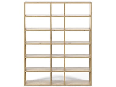 TemaHome Pombal Oak 71'' Wide Bookcase TEM9500515941